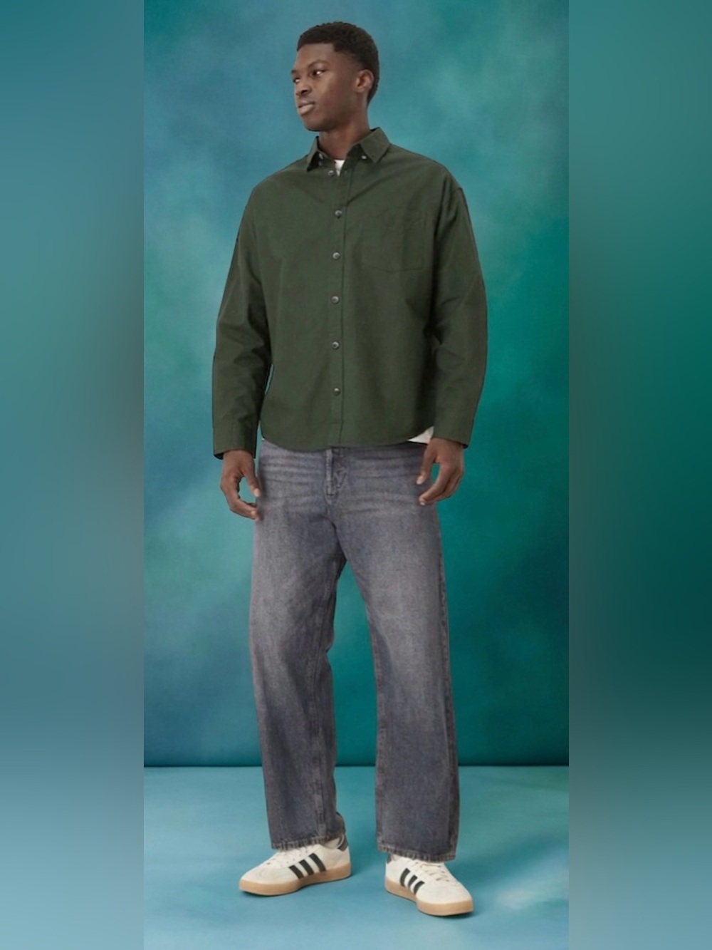 Banana Republic Men's Stretch Classic Fit Button-Up Shirt